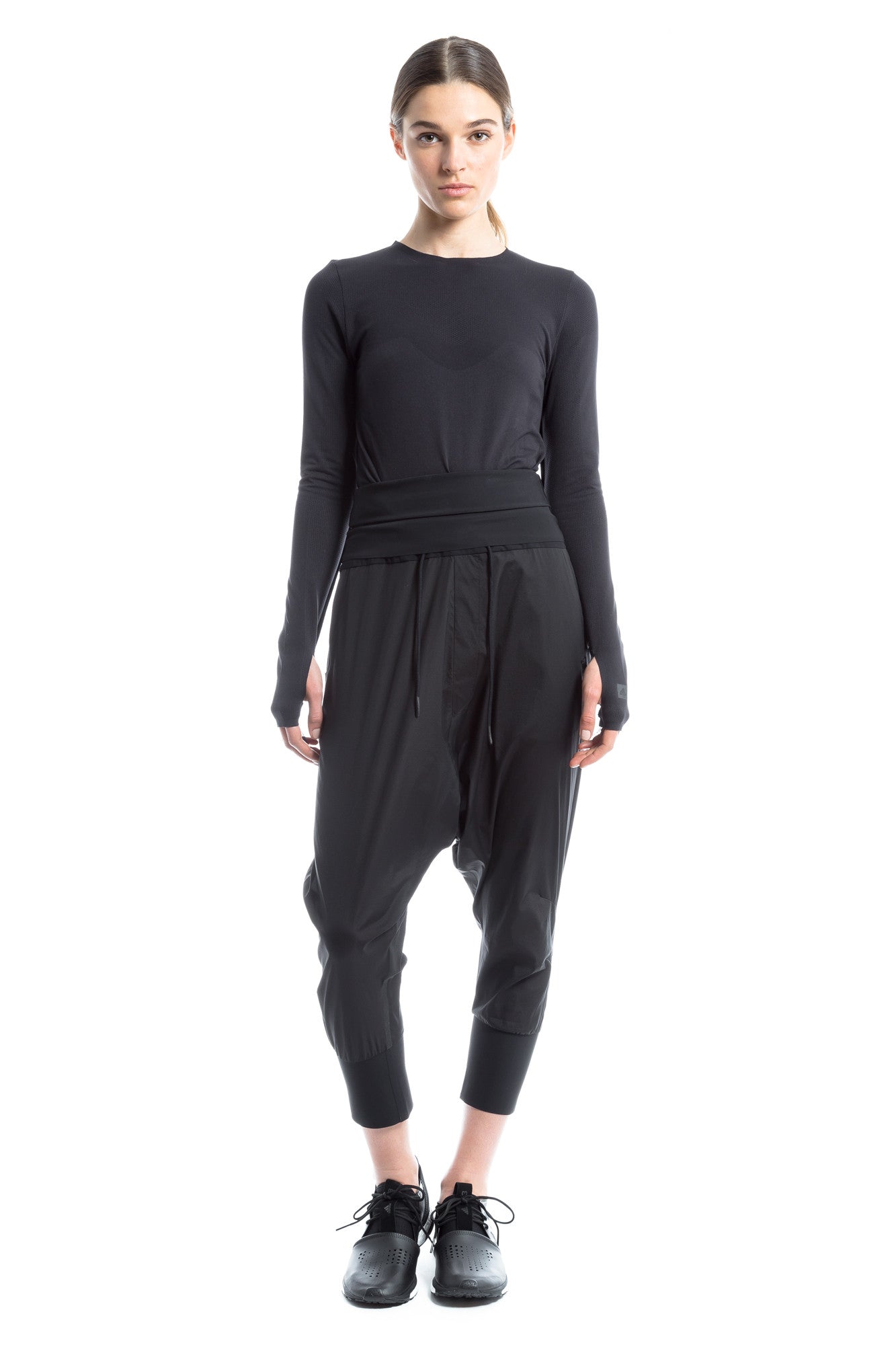 Y-3 SPORT WMNS Fine Knit L/S Top - Black