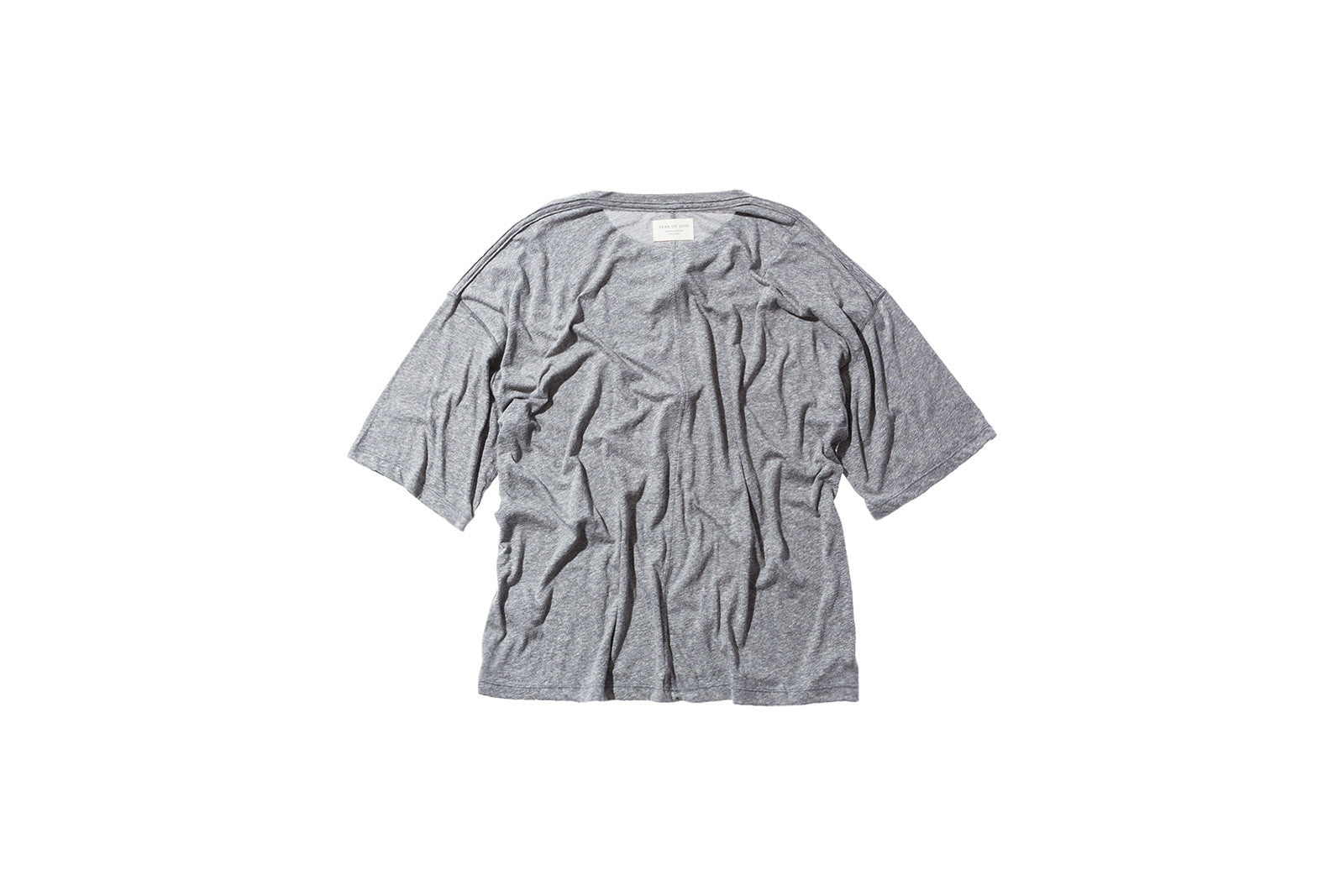 Fear of God Inside Out Tee - Heather Grey