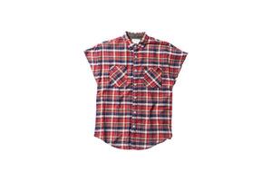 Fear of God Sleeveless Flannel Shirt - Red