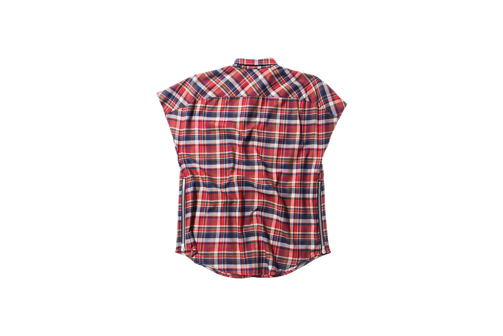 Fear of God Sleeveless Flannel Shirt - Red