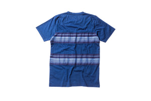 Norse Projects James Contrast Stripe Tee - Indigo