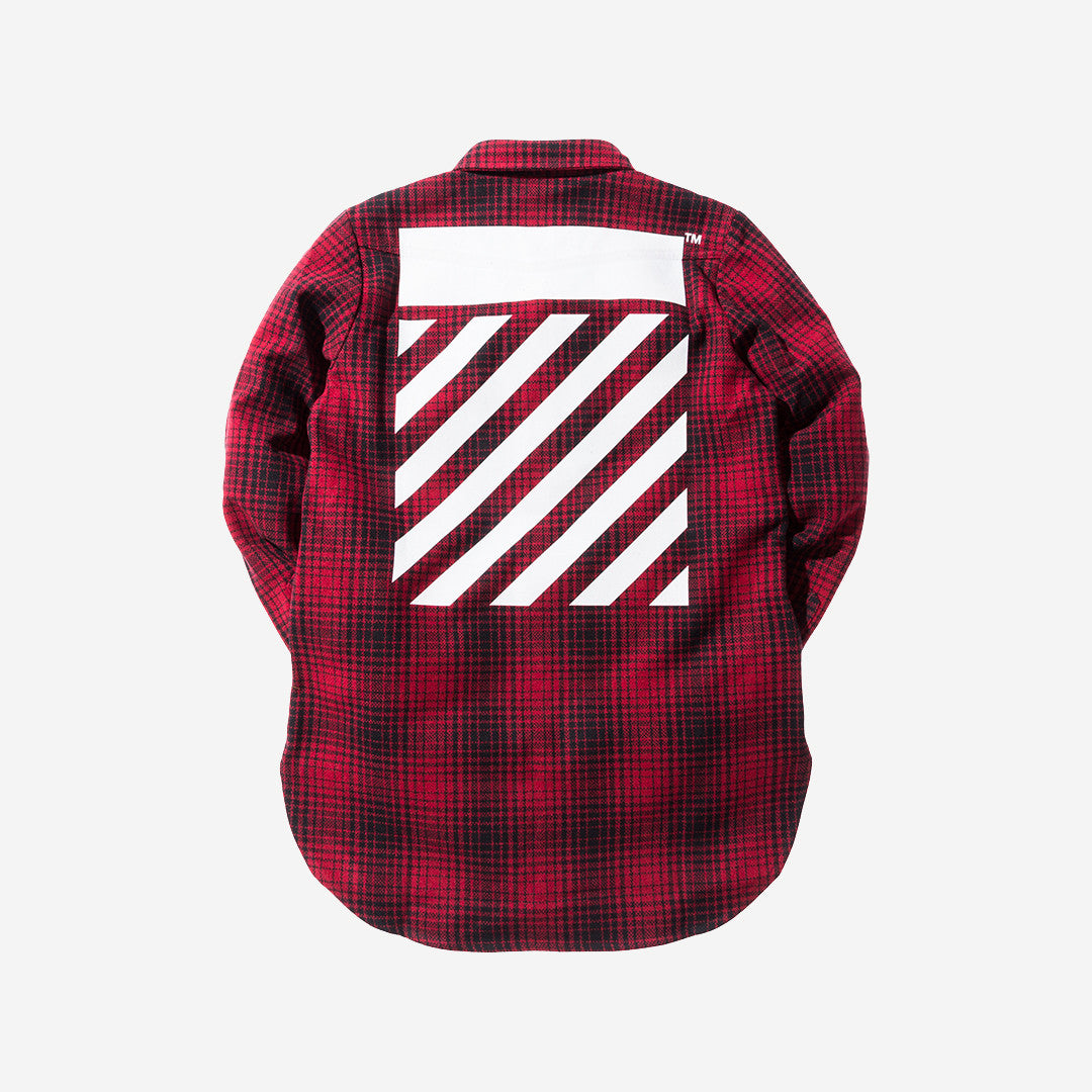 Off-White Tartan Shirt - Red / Black