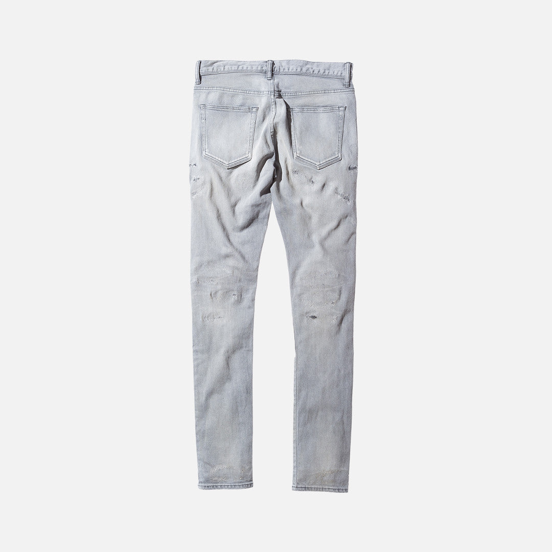 John Elliott The Cast 2 Destroyed Denim - Grey