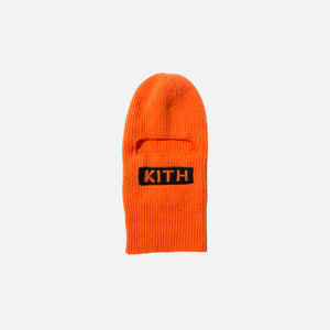 Kith x New Era Cashmere Face Mask - Orange