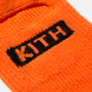 Kith x New Era Cashmere Face Mask - Orange