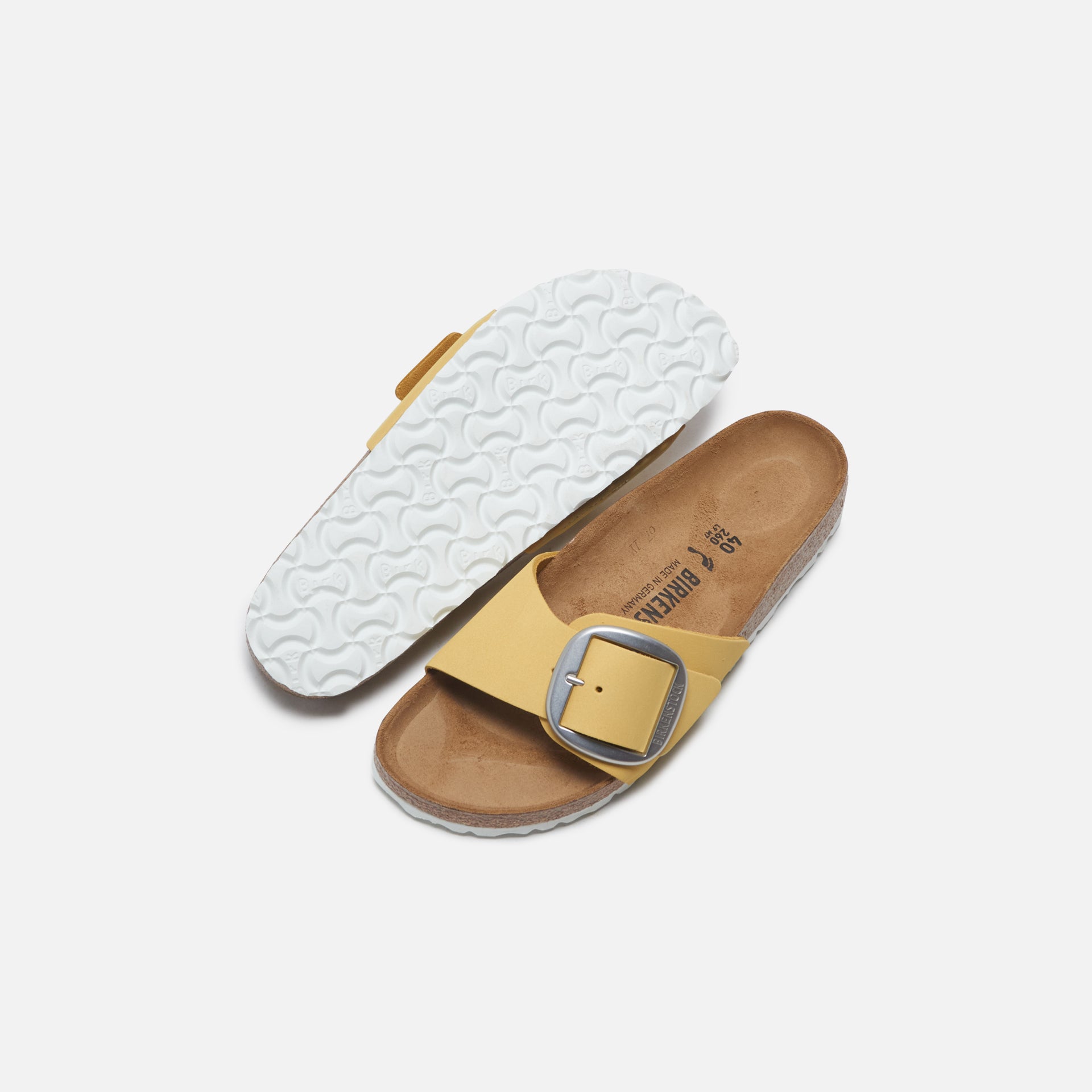 Birkenstock Madrid Big Buckle Popcorn Nubuck