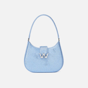 Alexander Wang Denim Mini Hobo Shoulder Bag in Blue