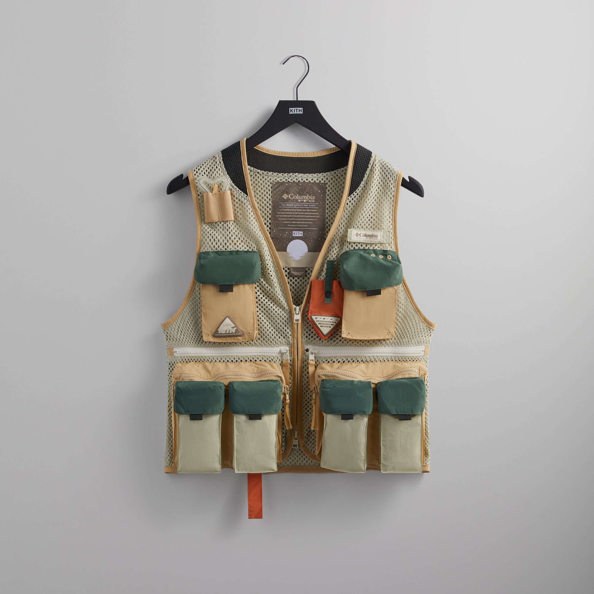 Kith for Columbia PFG Cool Creek™ Vest - Light Aloe