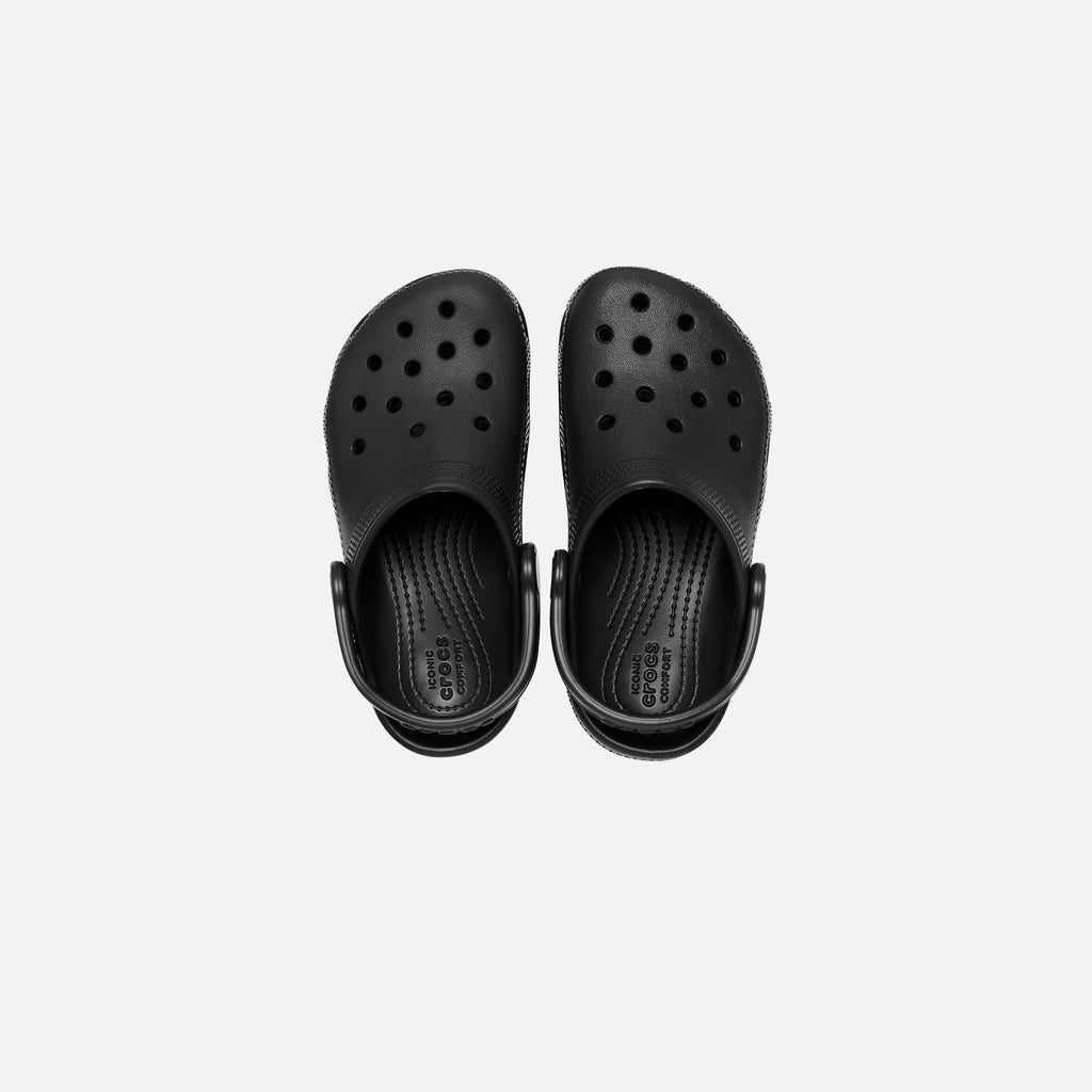 Crocs Kids Classic Clog - Black – Kith