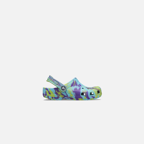 Crocs Kids Classic Marbled Clog - Neptune / Multi