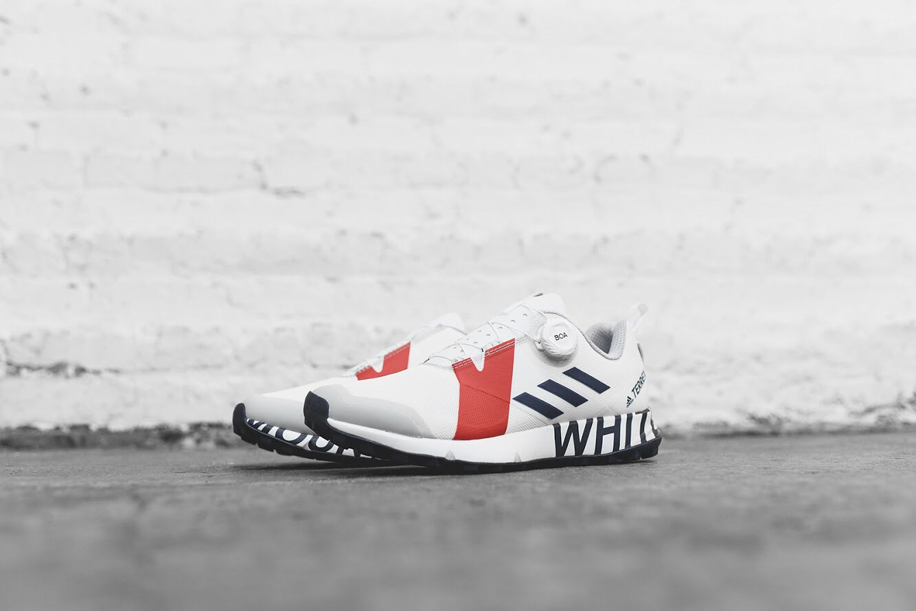 adidas TERREX x White Mountaineering Two BOA - Core White / Collegiate Navy / Red