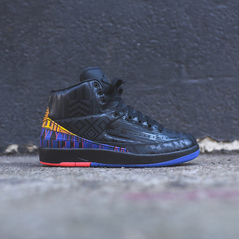 Nike Air Jordan 2 Retro BHM Black Metallic Gold Kith