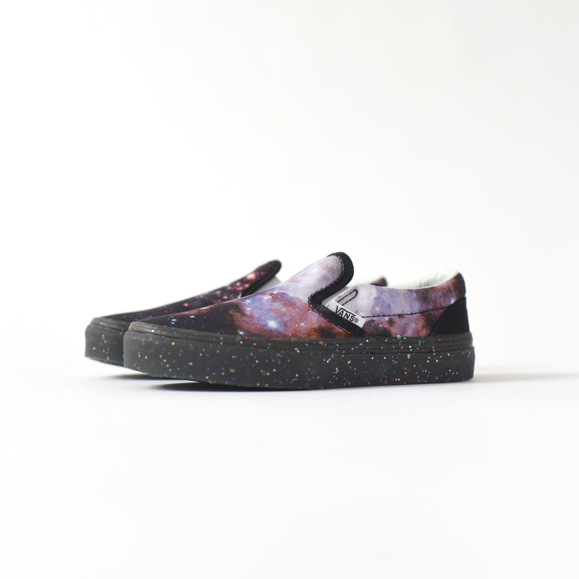 Vans x NASA Kids Classic Slip-On Space Voyager - Galaxy / Black