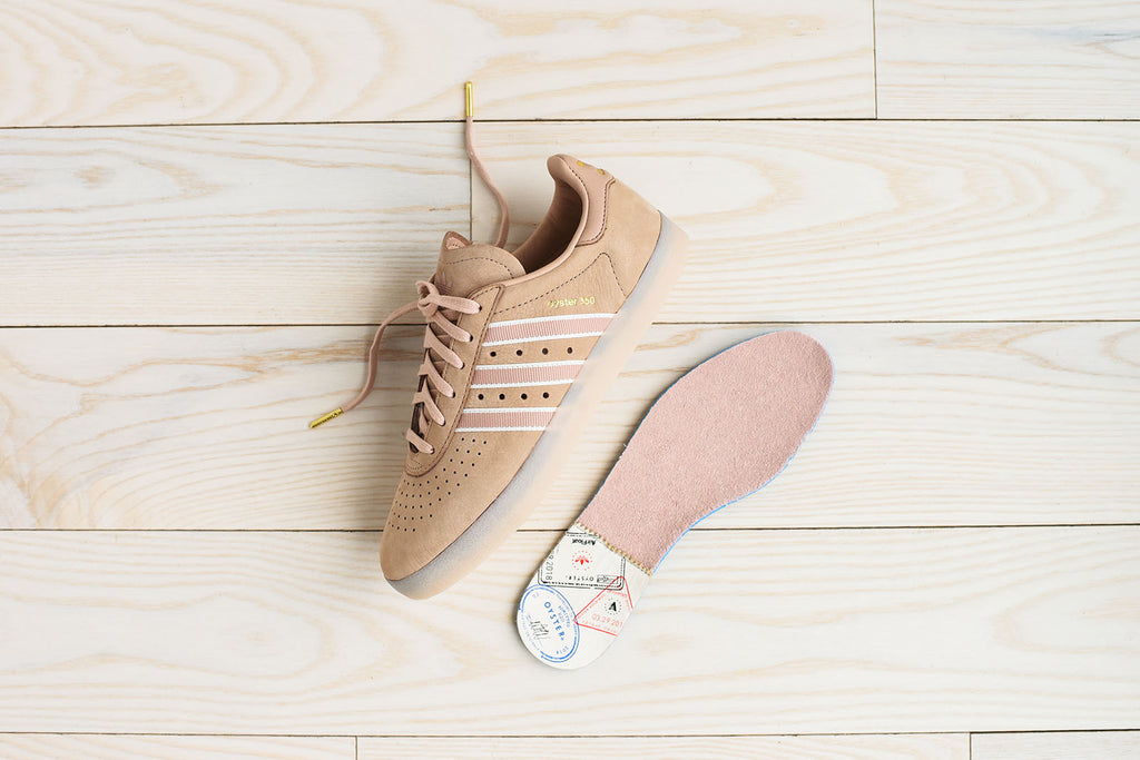 adidas x Oyster 350 - Ash Pearl / White / Gold â Kith