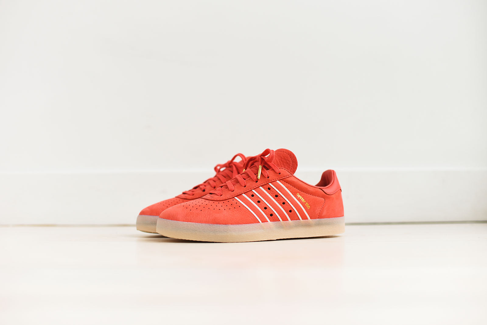 adidas x Oyster 350 - Scarlet / White / Gold