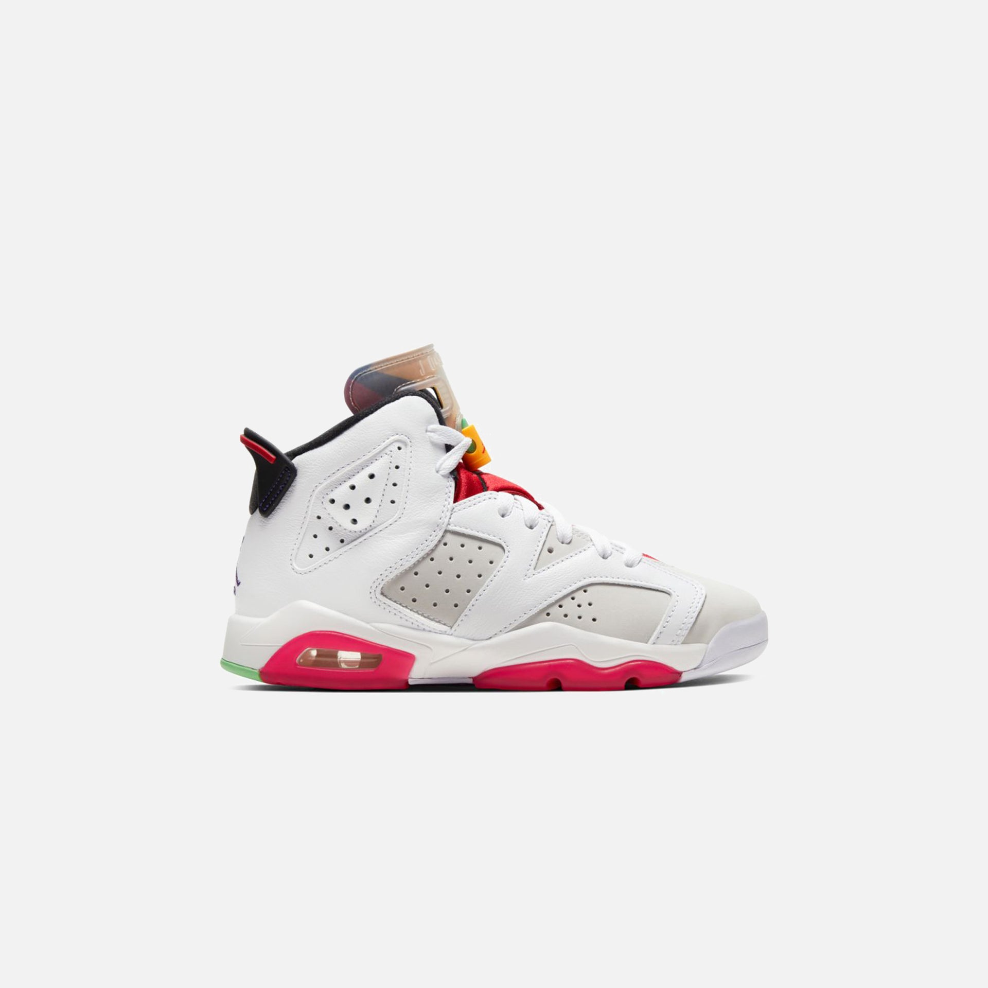 Nike Grade School Air Jordan 6 Retro - Neutral Grey / Black / White / True Red