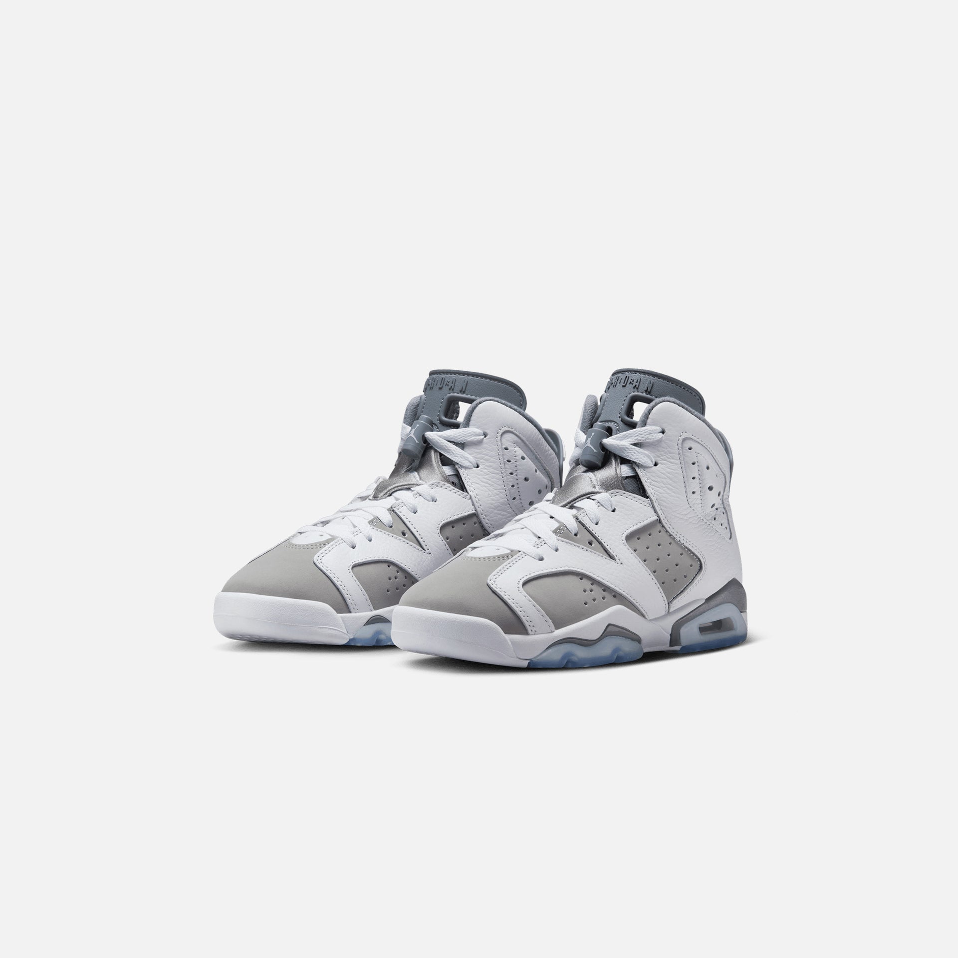 Nike Grade School Air Jordan 6 Retro - White / Medium Grey / Cool Grey