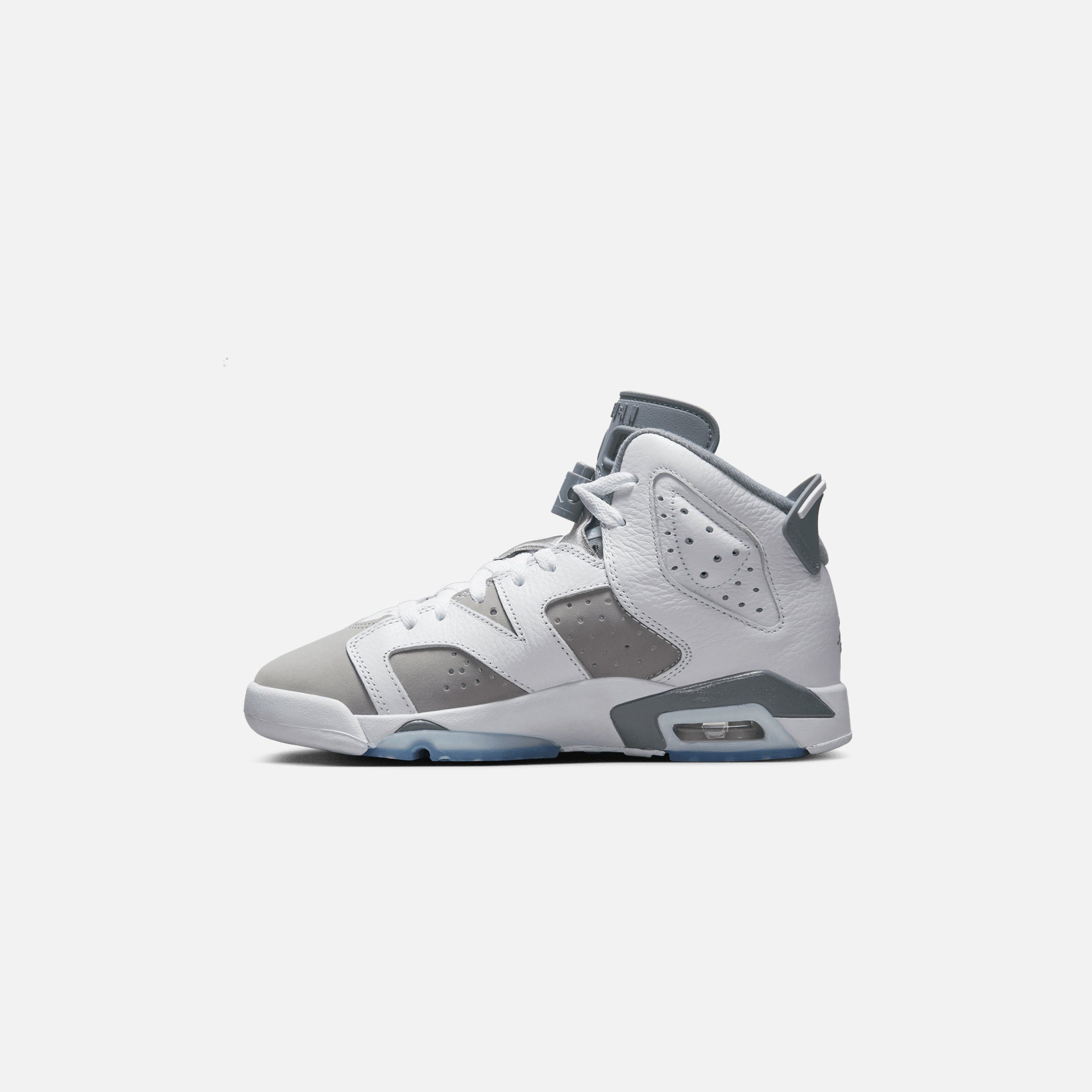 Nike Grade School Air Jordan 6 Retro - White / Medium Grey / Cool Grey