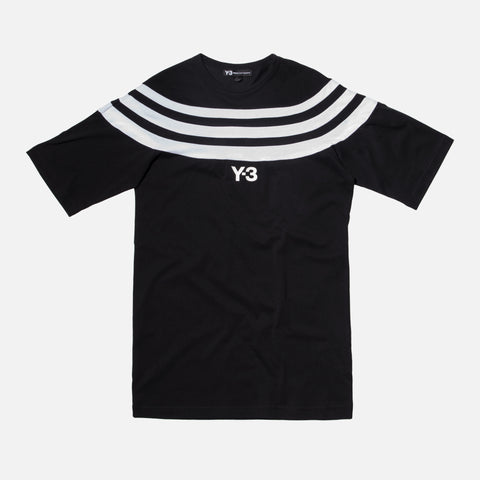 Y-3 3-Stripes Tee - Black