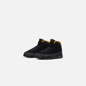 Nike PS Air Jordan 9 Retro - Black / University Gold / Dark Charcoal