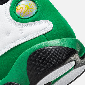 Nike Pre-School Air Jordan 13 Retro - White / Lucky Green / Black