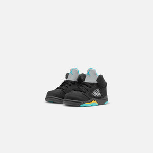 Nike Toddler Air Jordan 5 Retro - Black / Aquatone / Taxi