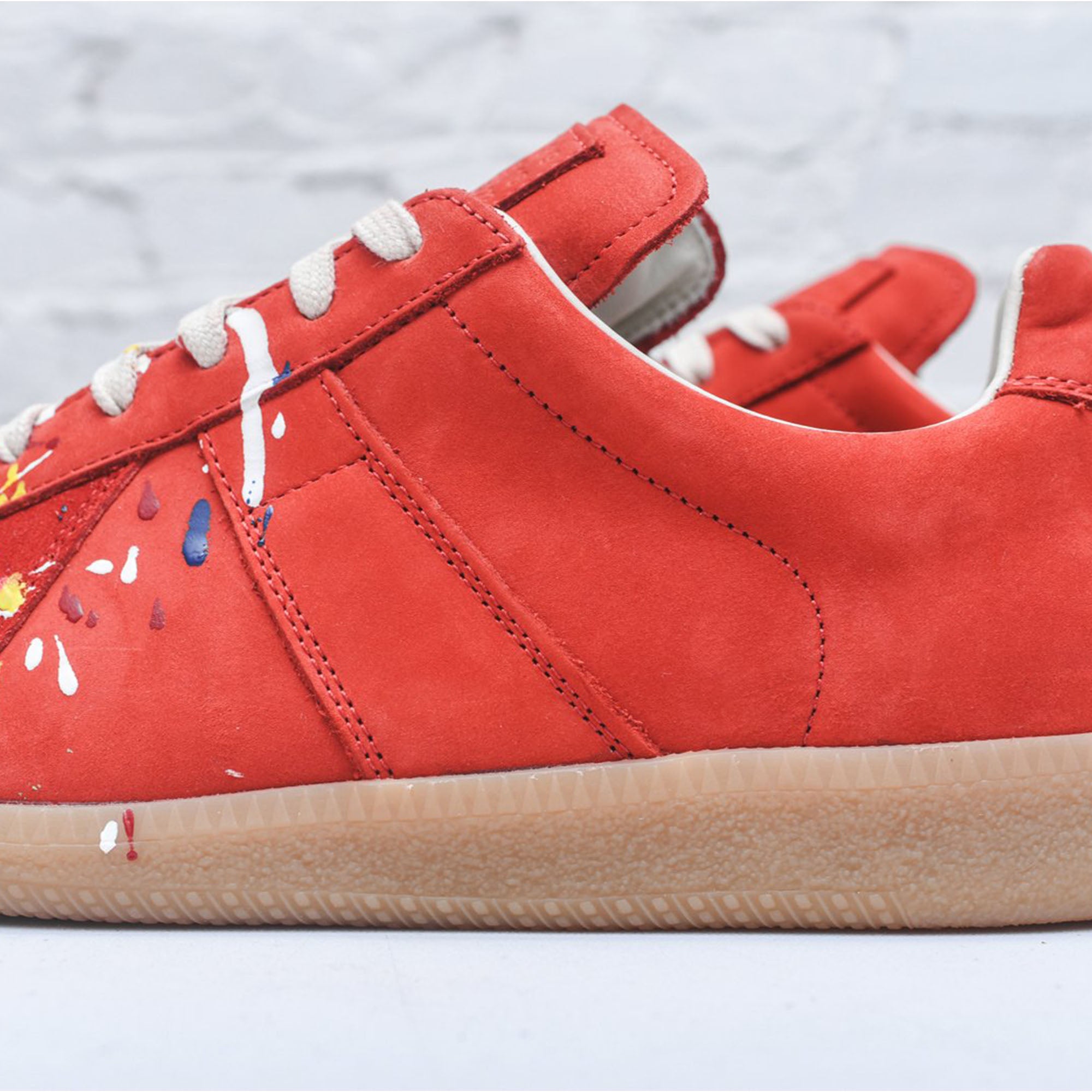 Maison Margiela Mix Painter Replica Sneaker - Red – Kith