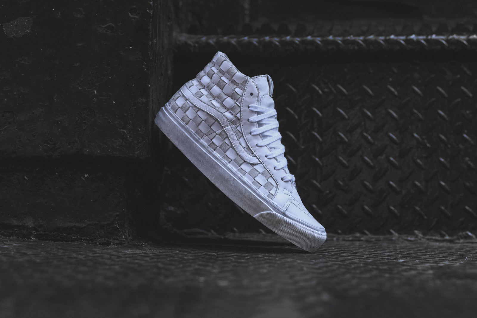 Vans Vault Sk8-Hi LX OG - White Checkerboard – Kith