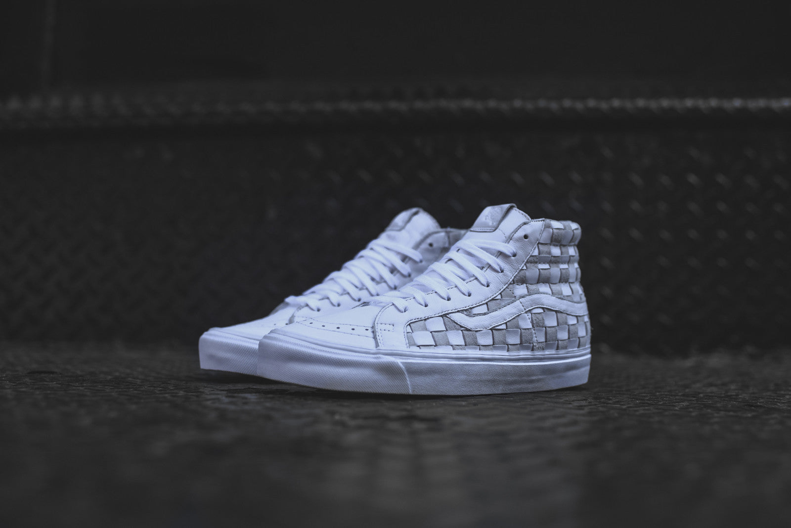 Vans Vault Sk8-Hi LX OG - White Checkerboard – Kith