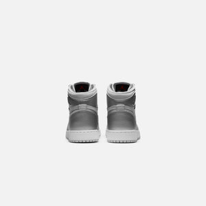 Nike Grade School Air Jordan 1 High OG - Neutral Grey / Metallic Silver / White
