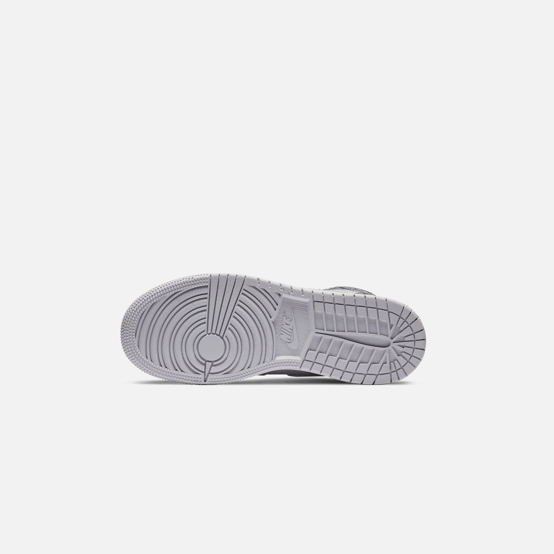 Nike Grade School Air Jordan 1 High OG - Neutral Grey / Metallic Silver / White
