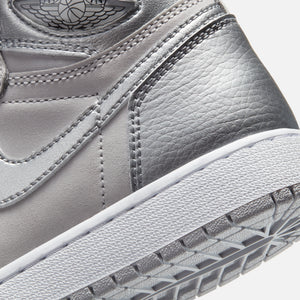Nike Grade School Air Jordan 1 High OG - Neutral Grey / Metallic Silver / White