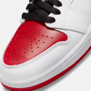 Jordan 1 Low White University Red Black and Similar Sneakers