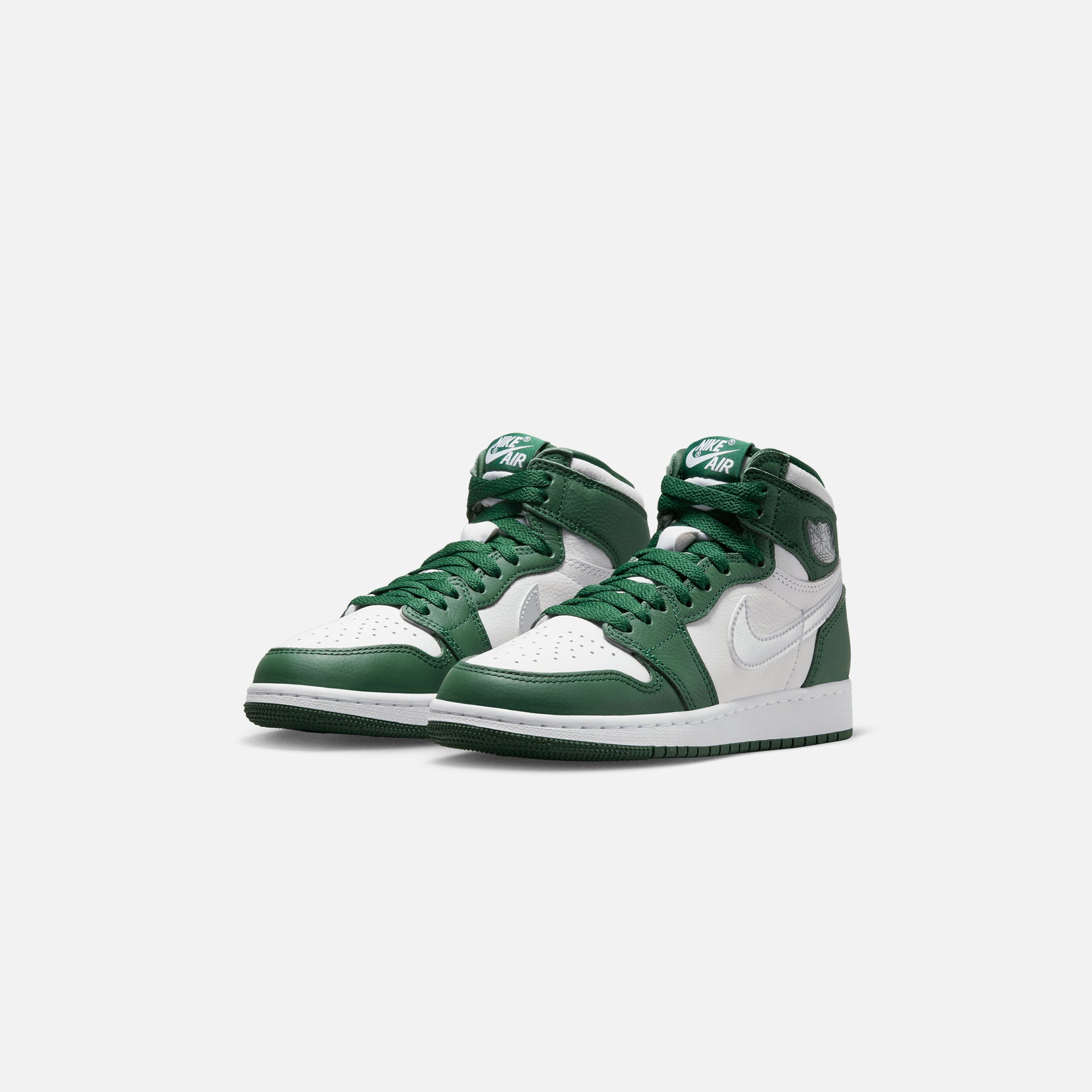 Nike GS Air Jordan 1 Retro High OG - Gorge Green / Metallic Silver