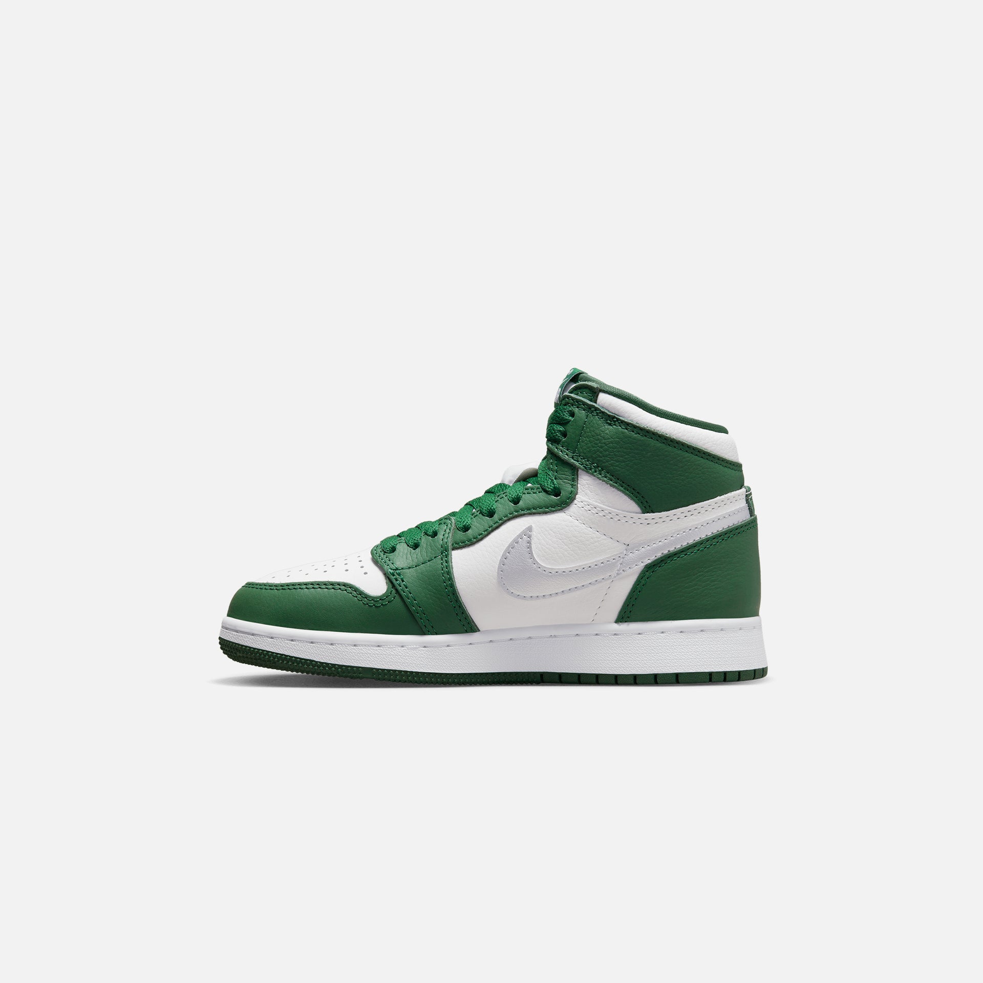 Nike GS Air Jordan 1 Retro High OG - Gorge Green / Metallic Silver