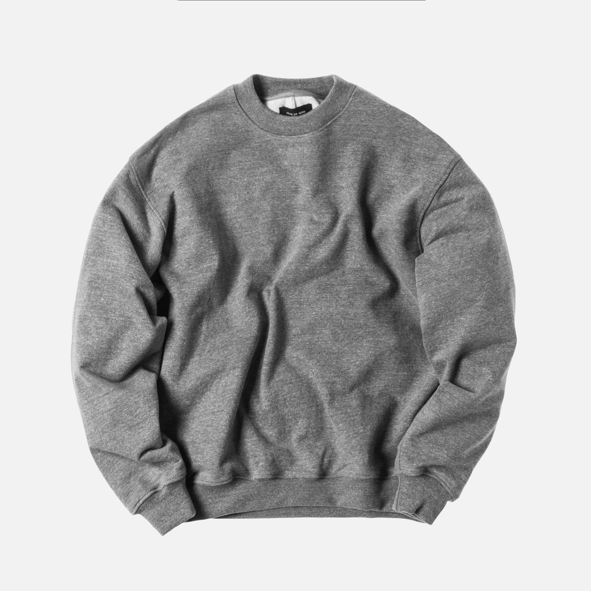 Fear of God Heavy Terry Crewneck - Grey – Kith