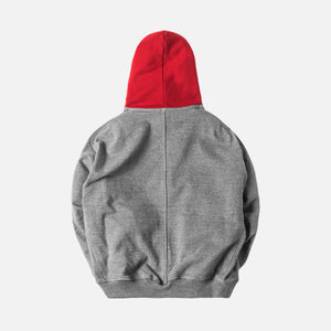 Fear of God 5th Collection Heavy Terry Everyday Hoodie - Grey / Red