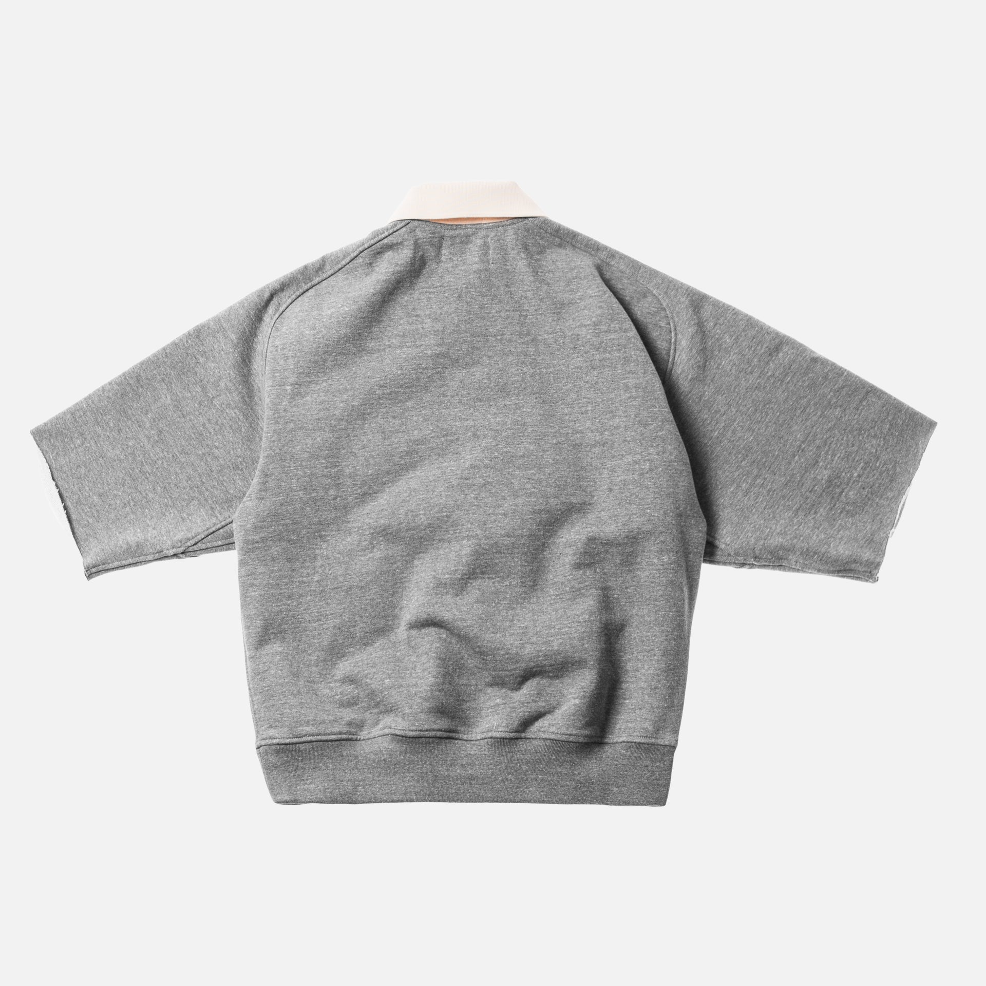 Fear of God 5th Collection Heavy Terry Button-Up Polo - Heather Grey