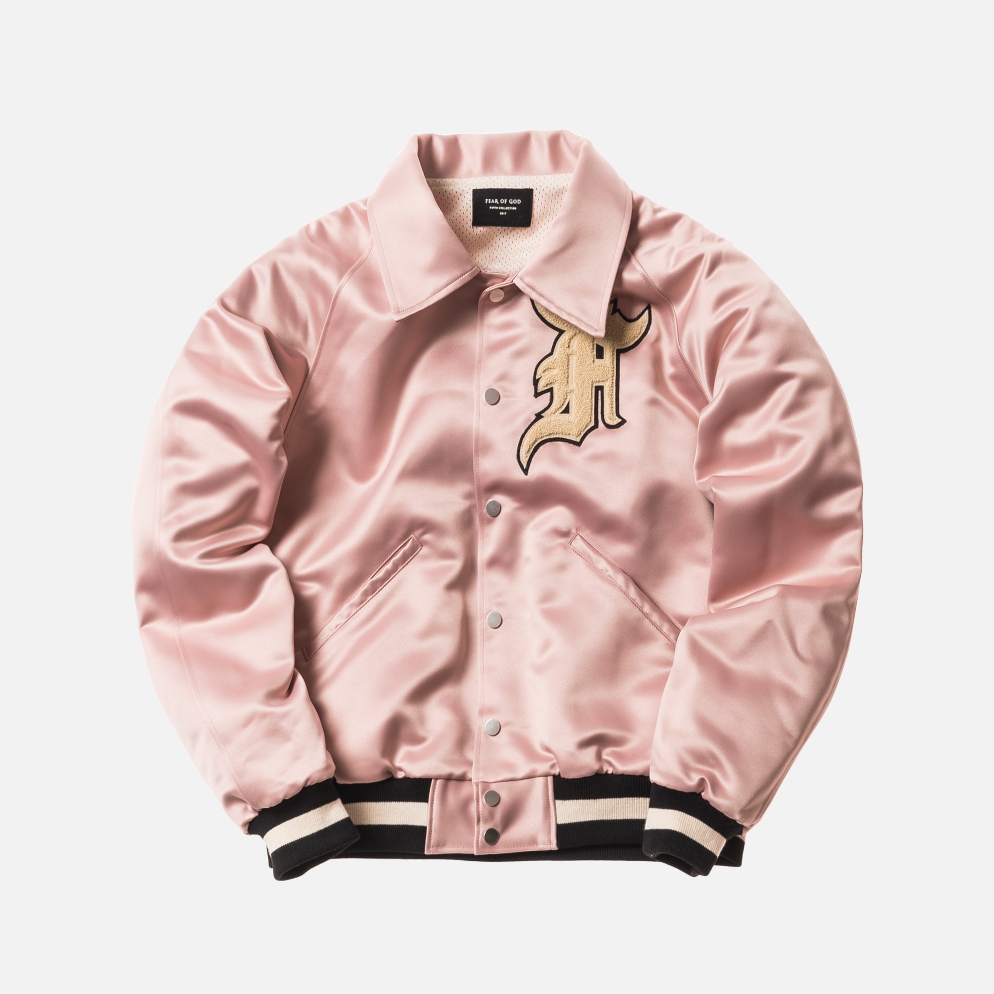 Fear of god shop pink satin jacket