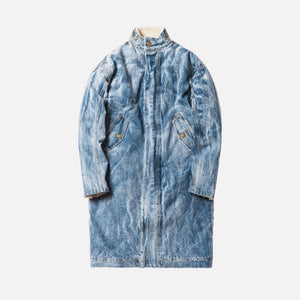 Fear of God 5th Collection Selvedge Denim Holy Water Alpaca Deck Coat - Light Blue