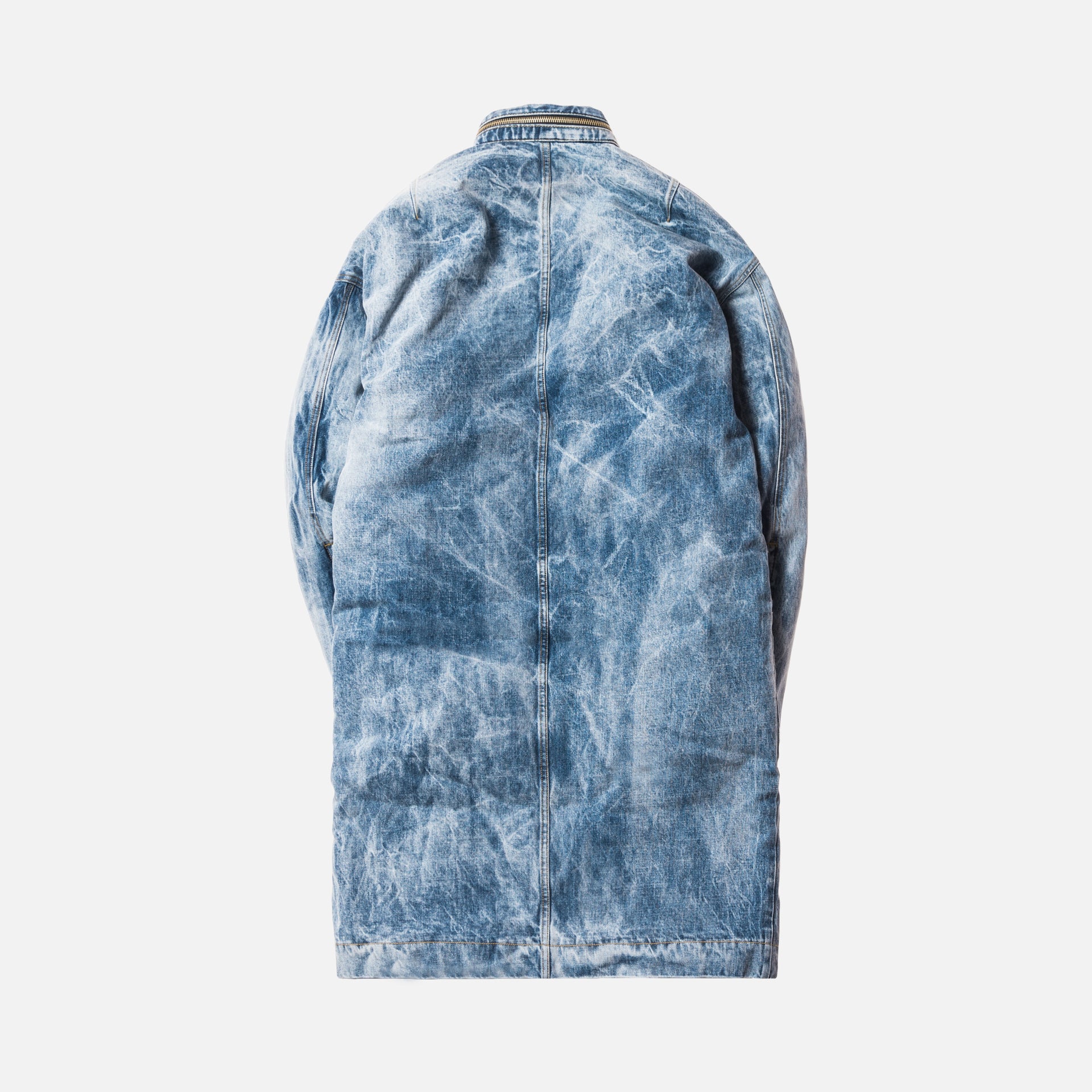 Fear of God 5th Collection Selvedge Denim Holy Water Alpaca Deck Coat - Light Blue