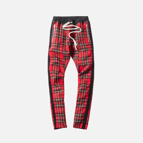 Fear of God 5th Collection Tartan Wool Plaid Trouser - Red
