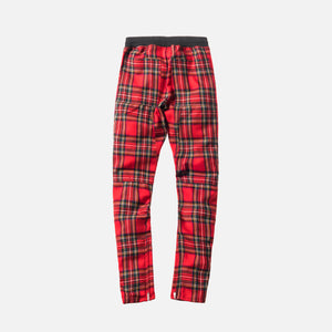 Fear of God 5th Collection Tartan Wool Plaid Trouser - Red