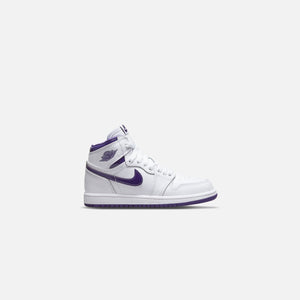 Nike PS Air Jordan 1 High OG - White / Court Purple