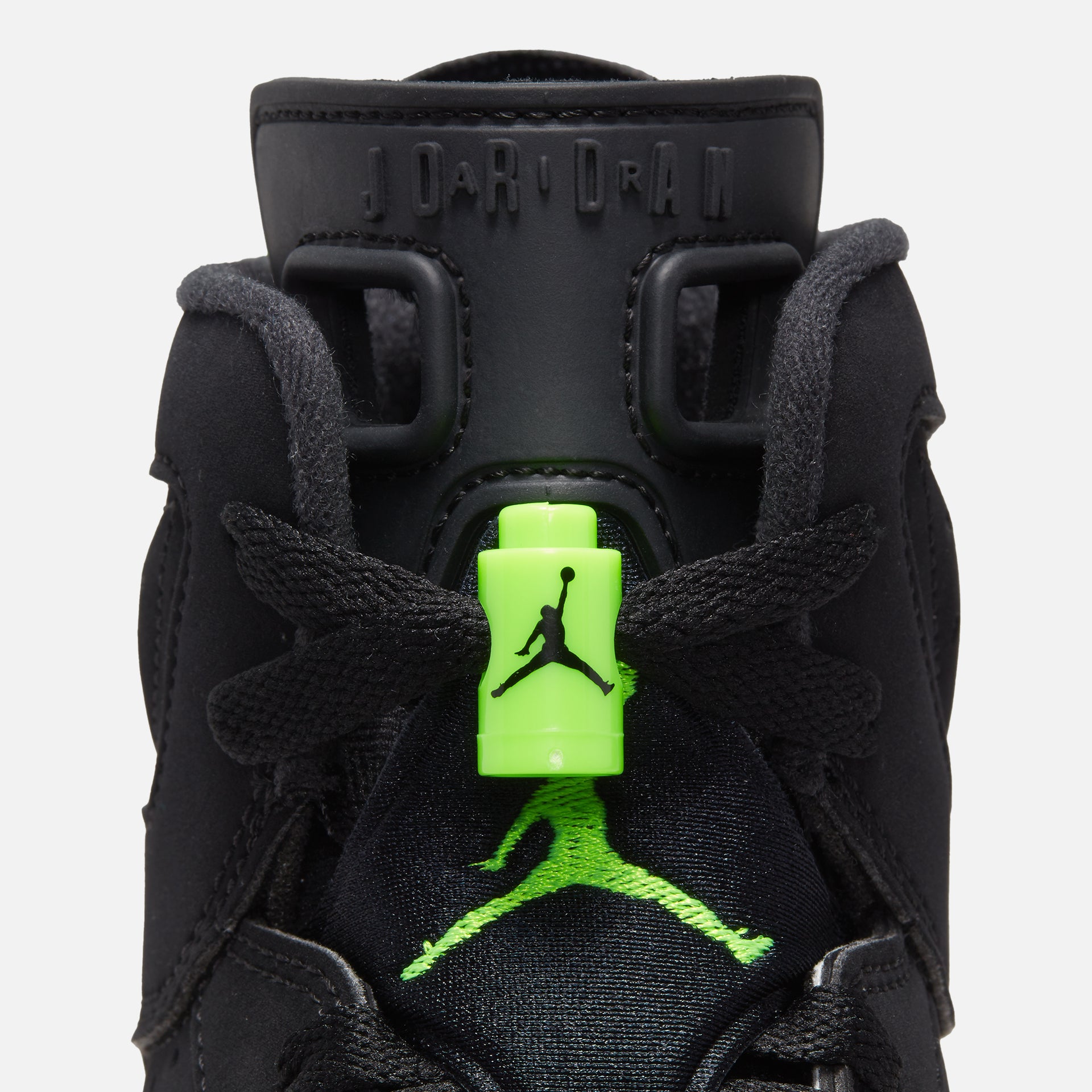 Nike BG Air Jordan 6 Retro - Black / Electric Green