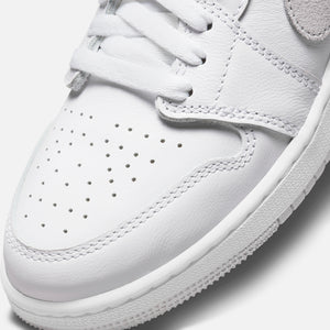 Nike Grade School Air Jordan 1 Low OG - White / Neutral Grey / Particle Grey
