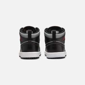 Nike Pre-School Air Jordan 1 Mid - Black / Gym Red / Particle Grey / White