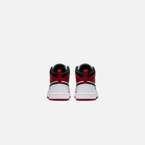 Nike Pre-School Air Jordan 1 Mid - White / Gym Red