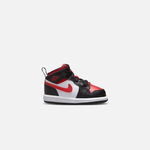 Nike Toddler Air Jordan 1 Mid - Black / Fire Red / White