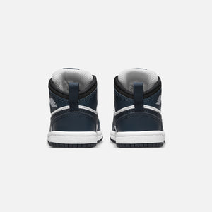 Nike Air Jordan Toddler 1 Mid Armory - Navy / White / Black